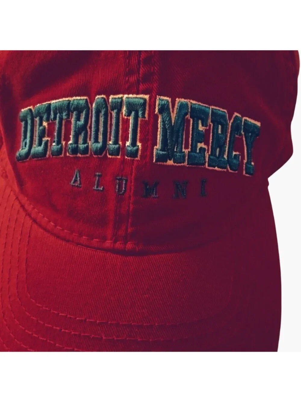 Detroit Mercy Alumni Hat Embroidered Cotton Casual Cap Adjustable Strapback